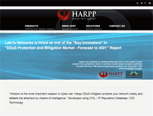Tablet Screenshot of harppddos.com